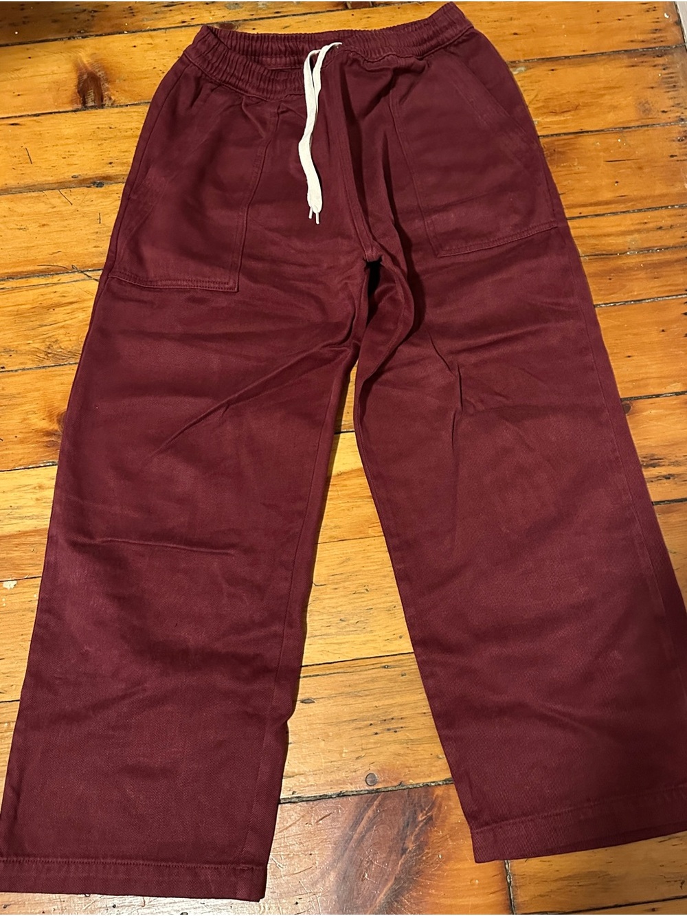 Jungmaven Ocean Pant in Discontinued “Burgundy” size L
